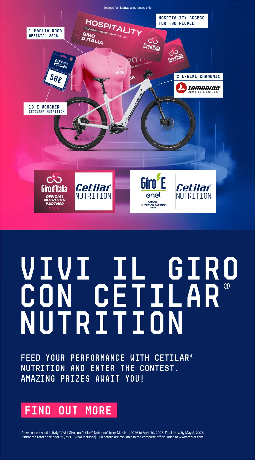 Concorso Vivi il Giro con Cetilar® Nutrition