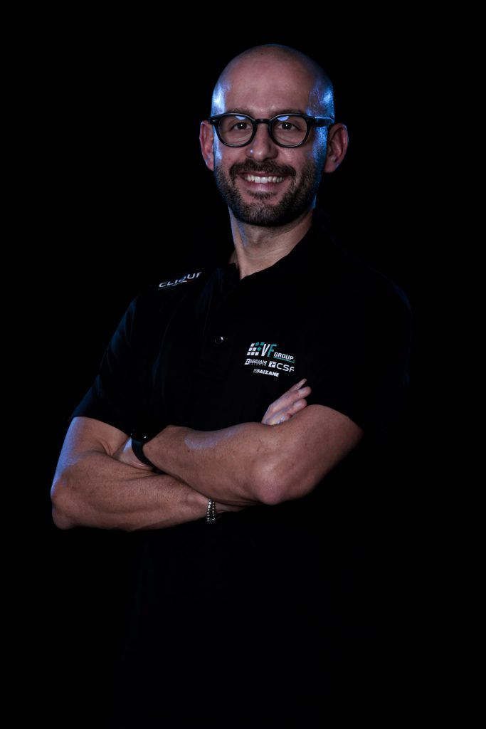 Luca Porfido, nutrizionista del team VF Group Bardiani-CSF Faizanè